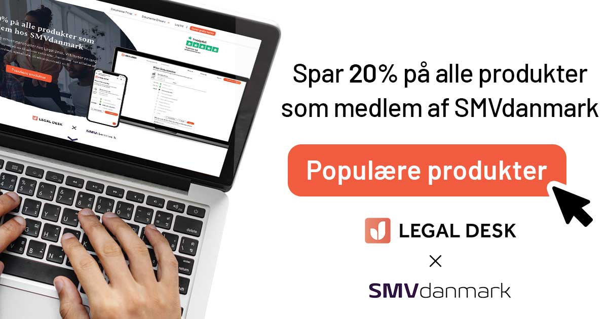 Spar 20% På Alle Produkter Som Medlem Af SMVdanmark